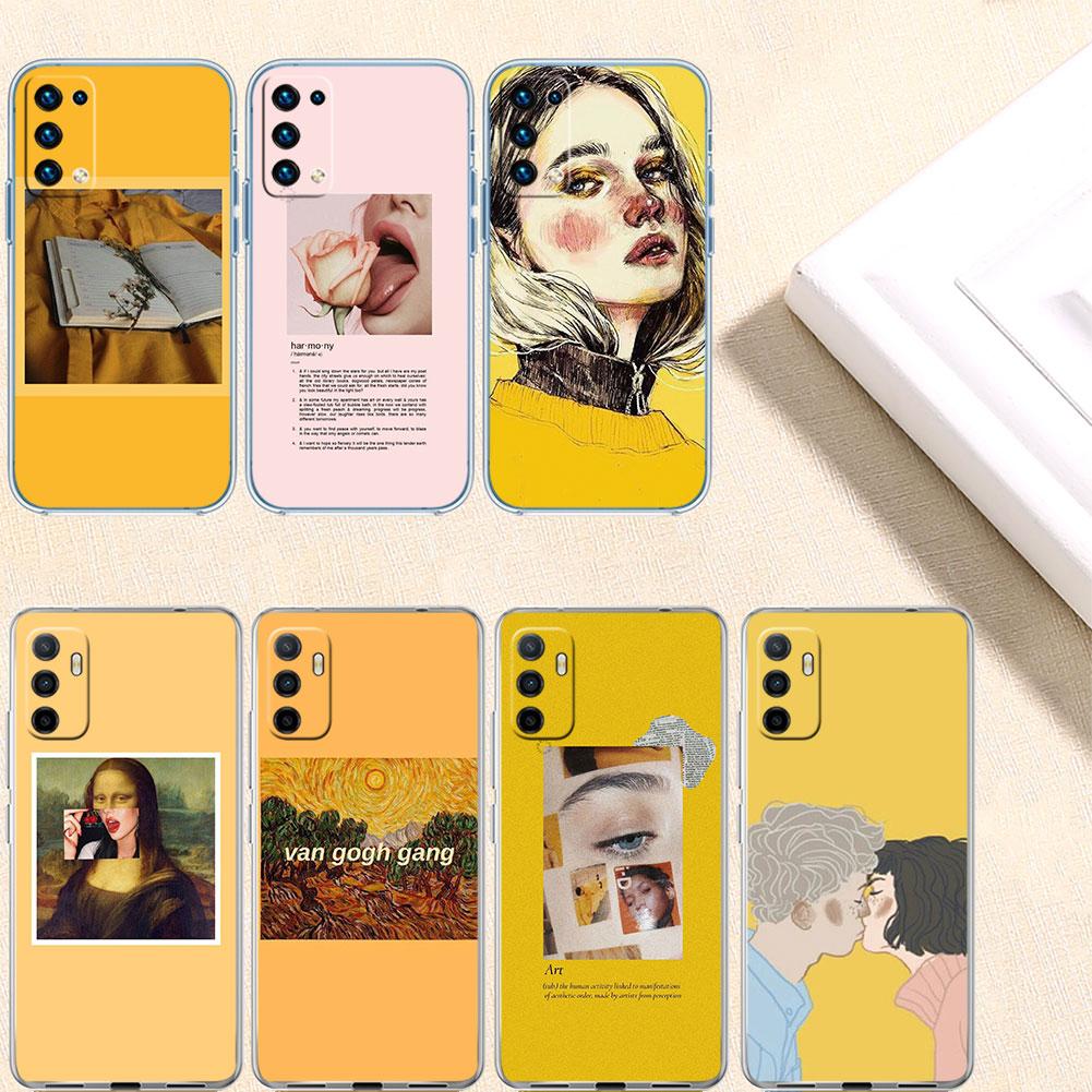 IK38 Great art aesthetic Van Gogh Transparent Phone Case for Motorola Moto G7 G8 G9 G84 G85 G73 G24 G15 Z2 Play Power Plus