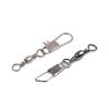 100 Pcs Stainless Steel Fishing Barrels Swivels Fishing Barrels Line Connector Accessory for Saltwater Freshwater