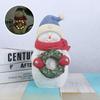 Christmas Decoration Glowing Adorable Snowman Doll Night Light Party Decoration Supplies Good Resin Ornaments Christmas Gift Idea