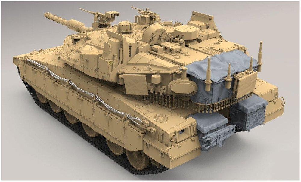 Meng Model 1/35 Merkava Mk.4M Rear Basket Resin Plastic Model Parts MSPS056