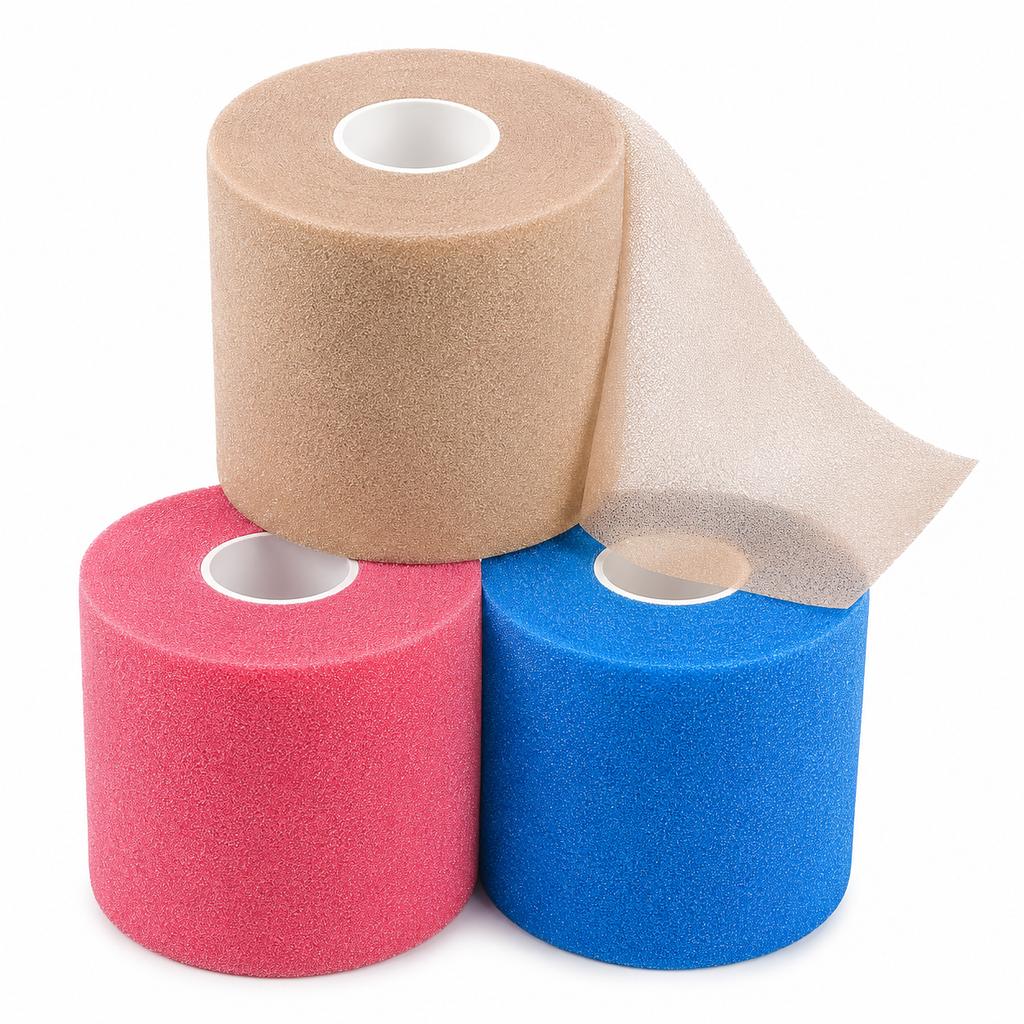 Imbottitura Schiuma Sportiva Sottobenda Nastro Atletico Fasce per la Testa Benda Pre-Wrap in PU per Caviglie Polsi Mani Ginocchia Arrampicata Calcio