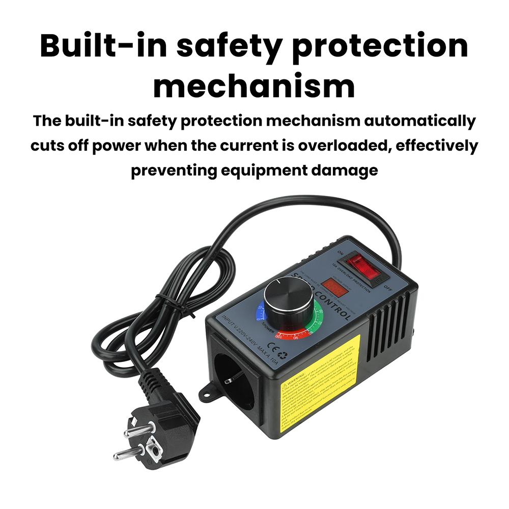 4000W Angle Grinder Speed Controller Fan Speed Controller Drill Stepless Speed Controller Suitable for Household Appliances etc.