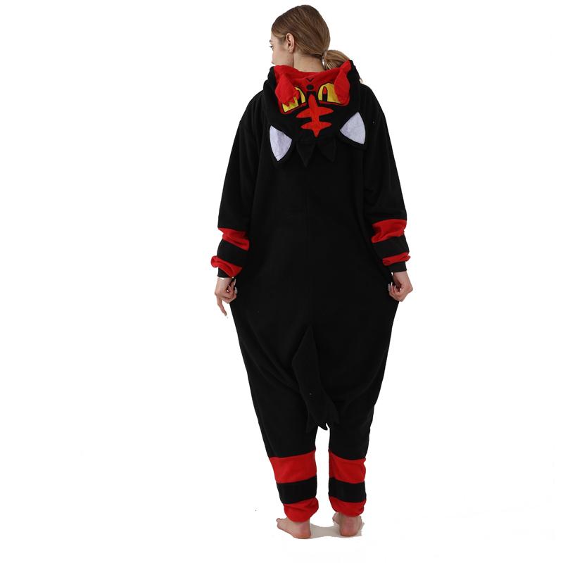 Litten Onesies Anime Kigurumi One-Piece Pajamas Christmas Cosplay Costume Halloween