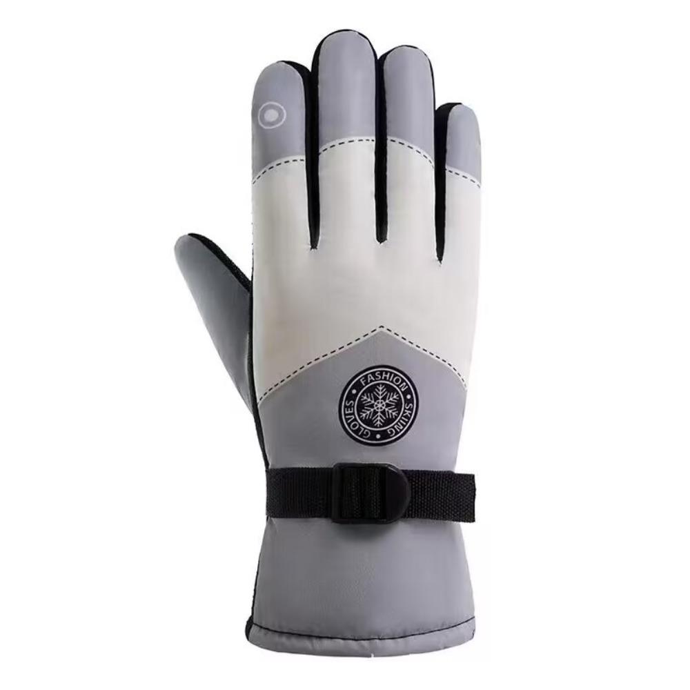 

Новые осенне-зимние мужские и женские бархатные утепленные теплые перчатки, непродуваемые, для езды на электромобиле, мотоцикле, для альпинизма One size серый