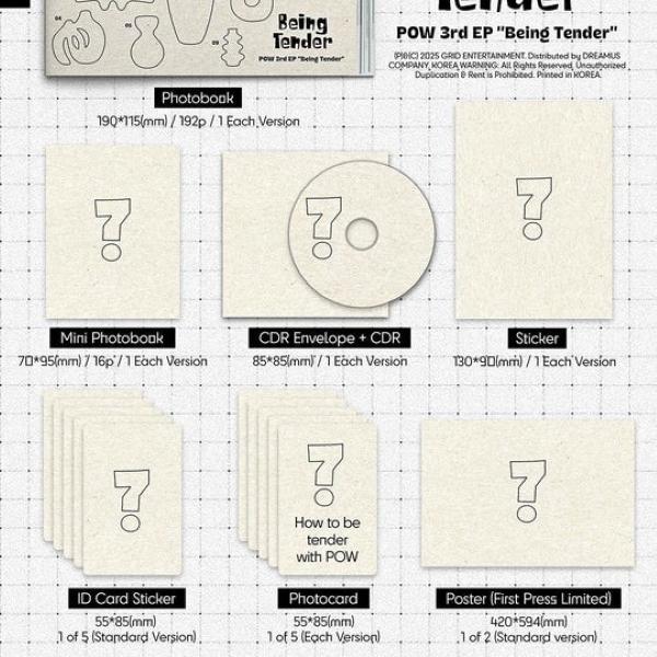 (VORBESTELLEN) POW - [BEING TENDER] 3. Album FOTOBUCH