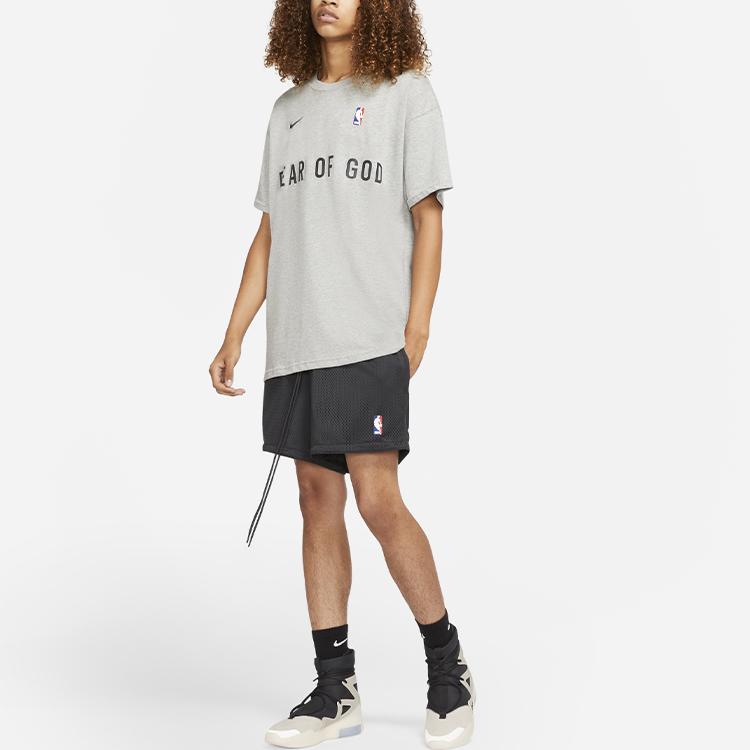 Nike x Fear of God Warm Up T-Shirt Dark Heather Grey Men Tops CU4699-063
