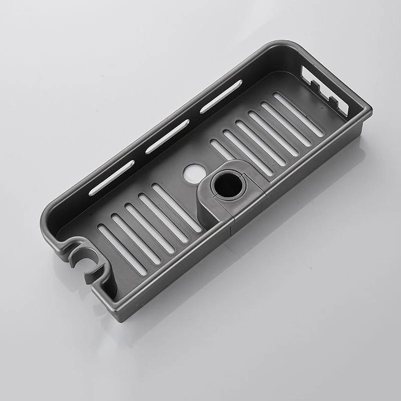 Shower Storage Holder Bathroom Shelf Pole Shelves Shampoo Tray Stand No Drilling Lifting Rod Shower Head Holder Rack Organizer