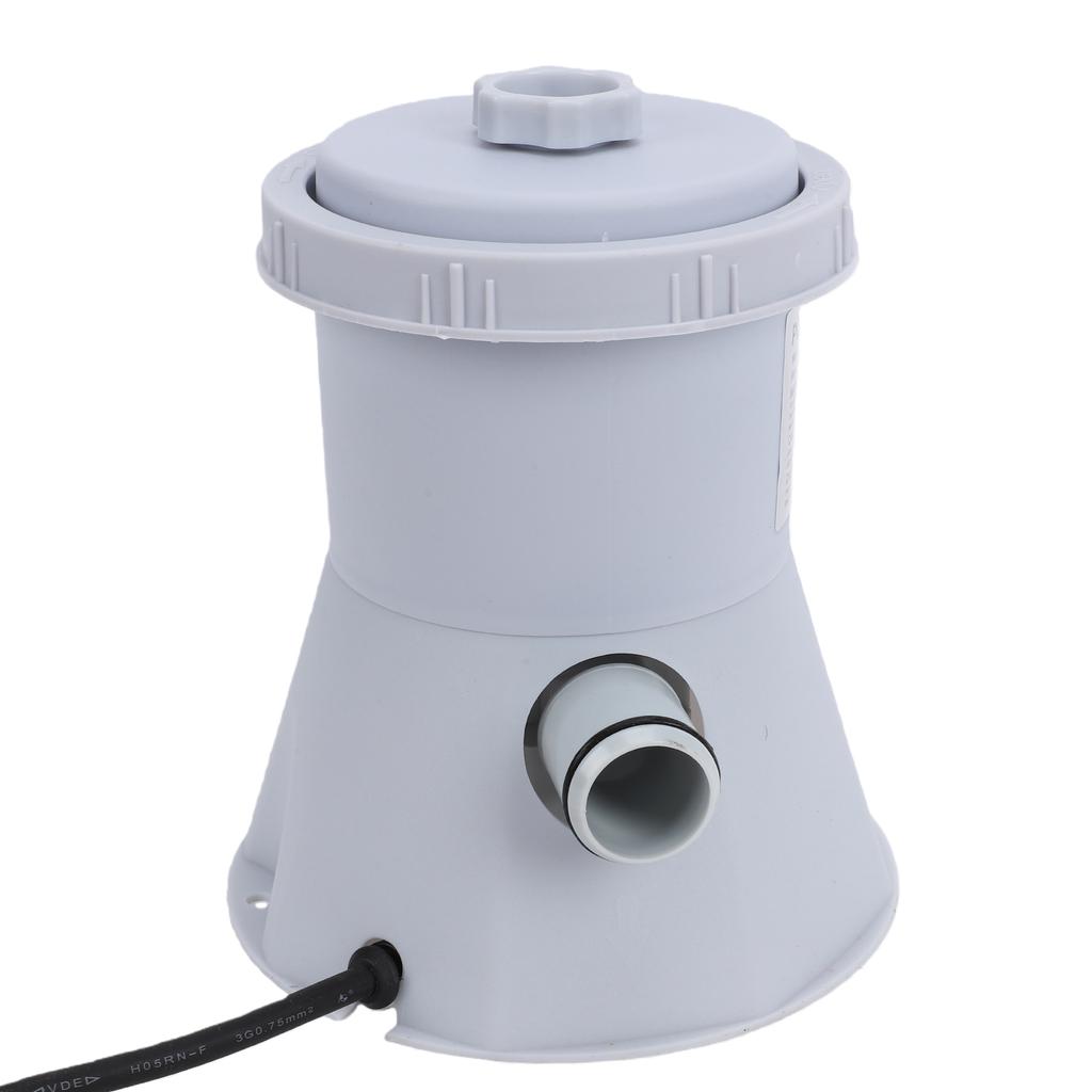 300 GPH Above Ground Pool Filter Pump Improved Water Clean Clarity Pool Filtration System