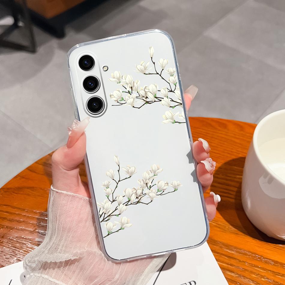 For Samsung Galaxy S24 Plus Ultra Phone Case Creative Soft TPU Silicone Clear Anti Drop Special Back Cover For Samsung S 24 Capa
