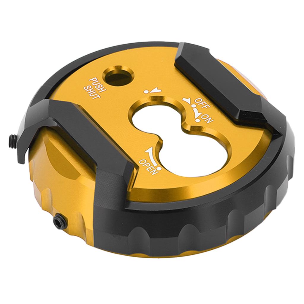Seat Lock Cover Cap CNC Aluminum Alloy Replacement for Yamaha Nmax 125 150 155 20152019Yellow