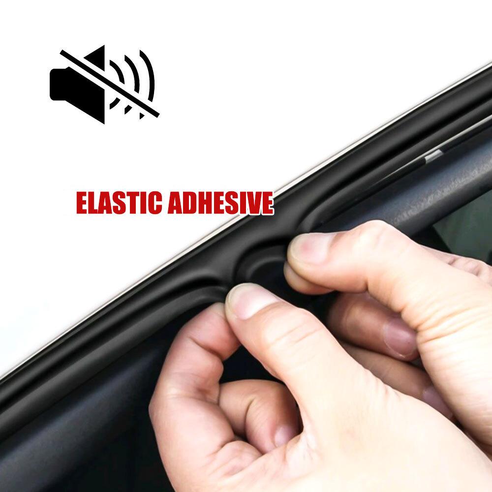 5M Car Door Rubber Seal Strip 3-Layer Hood Trunk Trim Edge Moulding Weatherstrip