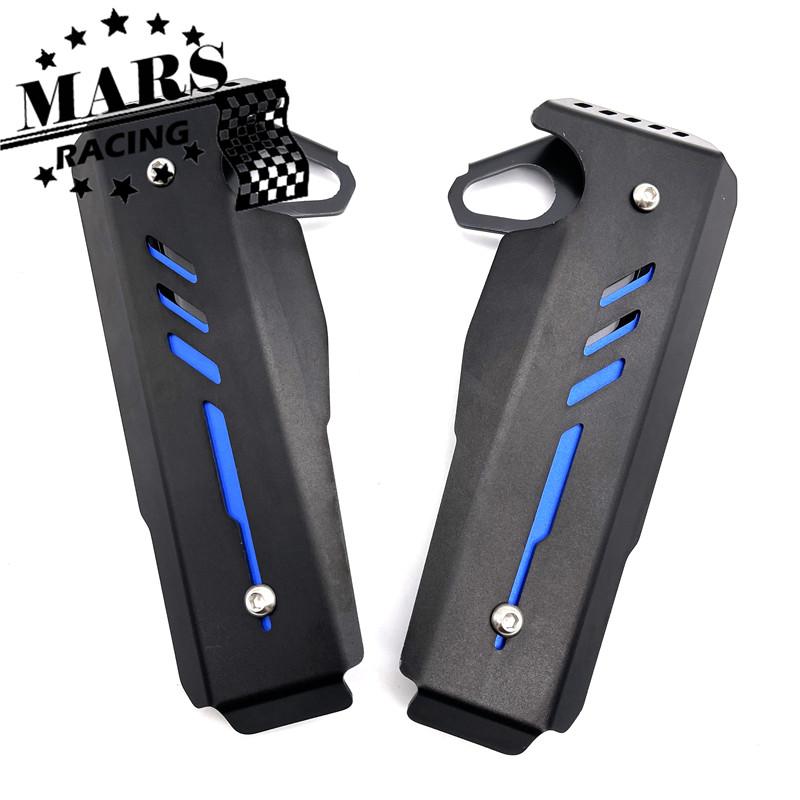 

Для нового Yamaha MT07 MT-07 FZ07 2017 2018 2022 мотоциклетные боковые защитные крышки бака для воды сетчатая сторона синий