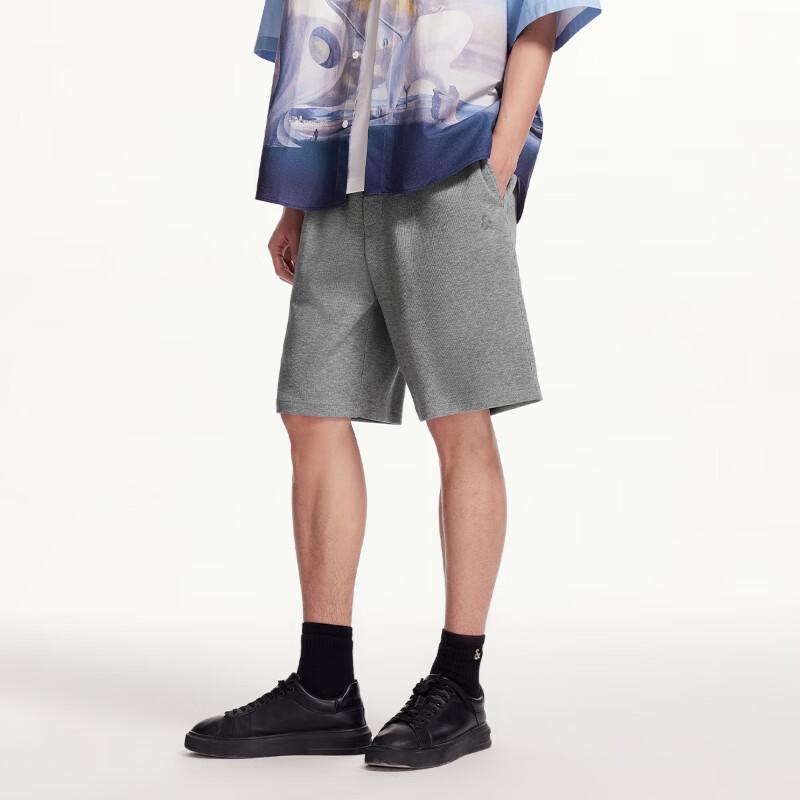 Jack & Jones Men's Embroidered Logo Casual Loose Shorts