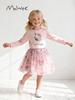 Malwee Girls' Autumn/Winter Long Sleeve Princess Dress - Cute & Stylish Round Neck