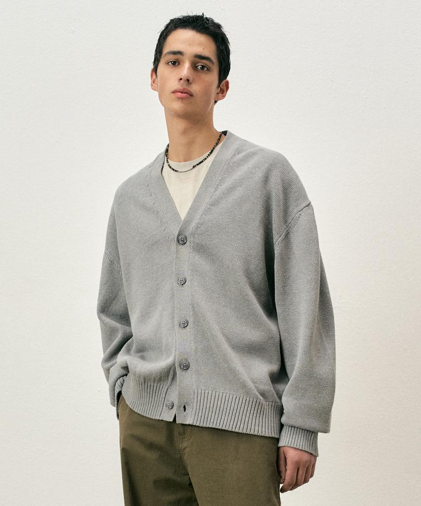 Costume O’Clock [Renewal Ver.] Soft Basic V-Neck Cardigan Navy Cooscd001Navy