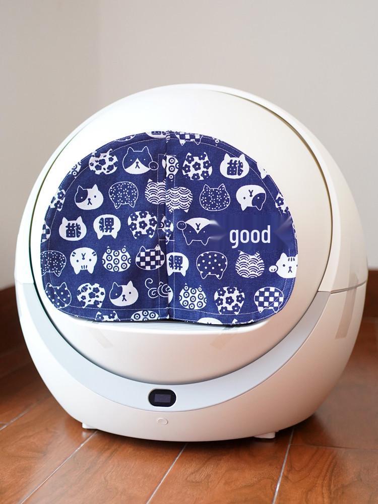 Petree Litter Box Cover: Automatic, Deodorizing, Dustproof, Replaceable, Washable, Fully Enclosed.
