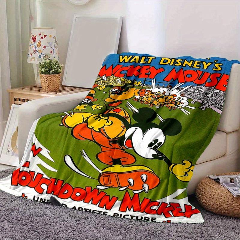 

1pc Mickey Mouse Touchdown Mickey Home Decor Throw Blanket Perfect for Couch, Bed, Travel 80cmx120cm