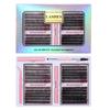 480 Clusters Diy False Eyelashes Clusters Extensions Individual Cluster Natural Segmented With Glue,Remover,Lash Brush,Tweezers