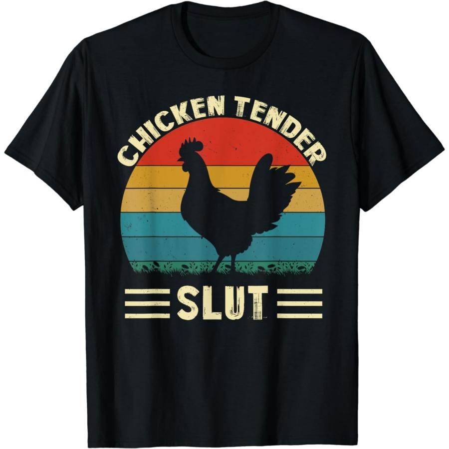 WiThwe Chicken Tender Slut Shirt for Men Women T-Shirt XXXXXL разноцветный