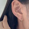 youngglow 14k double sparkle piercing