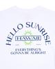HELLO SUNRISE Hawaii Arch Logo Tee_White