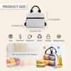 Kawaii Erdbeer-Katze Lunchtasche für Mädchen Kinder 8-10 10-12 Isoliert Lunchbox Tragbar Kühlbox Lunchbag Tragetasche Handtasche Mahlzeitenvorbereitung Organizer Arbeit Schule