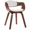 Dining Chairs Set of 4 Bentwood and Faux Leather