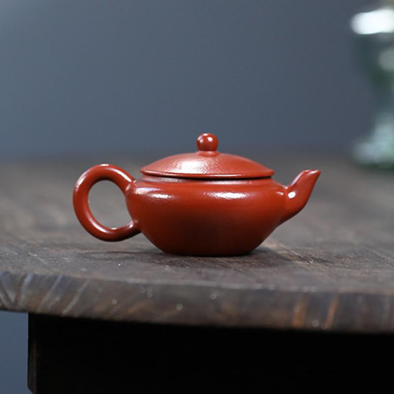 Traditional Yixing Purple Clay Teapot Handmade Beauty Tea Pot Household Small Capacity Kettle Chinese Raw Ore Zisha Tea Set 60ml