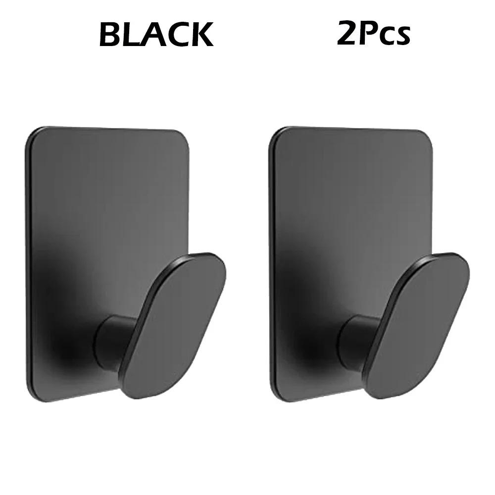 2 Stück/4 Stück Badezimmer Kleiderhaken, Klebehaken für die Wand, Handtuchhalter aus Edelstahl, Badezimmer Küchenzubehör, Mehrzweckhaken