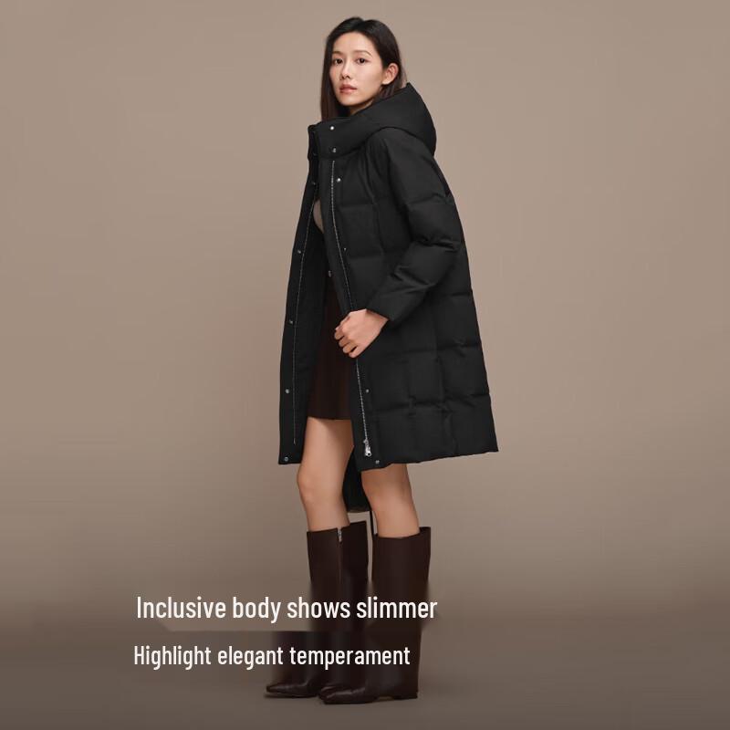 BOSIDENG B250244164 Business Elegant Bonded Hooded Down Jacket