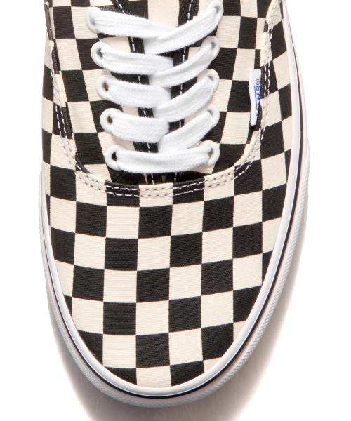 [Vans] Authentic - Golden Coast Checkerboard Black:White VN000W4NDI01