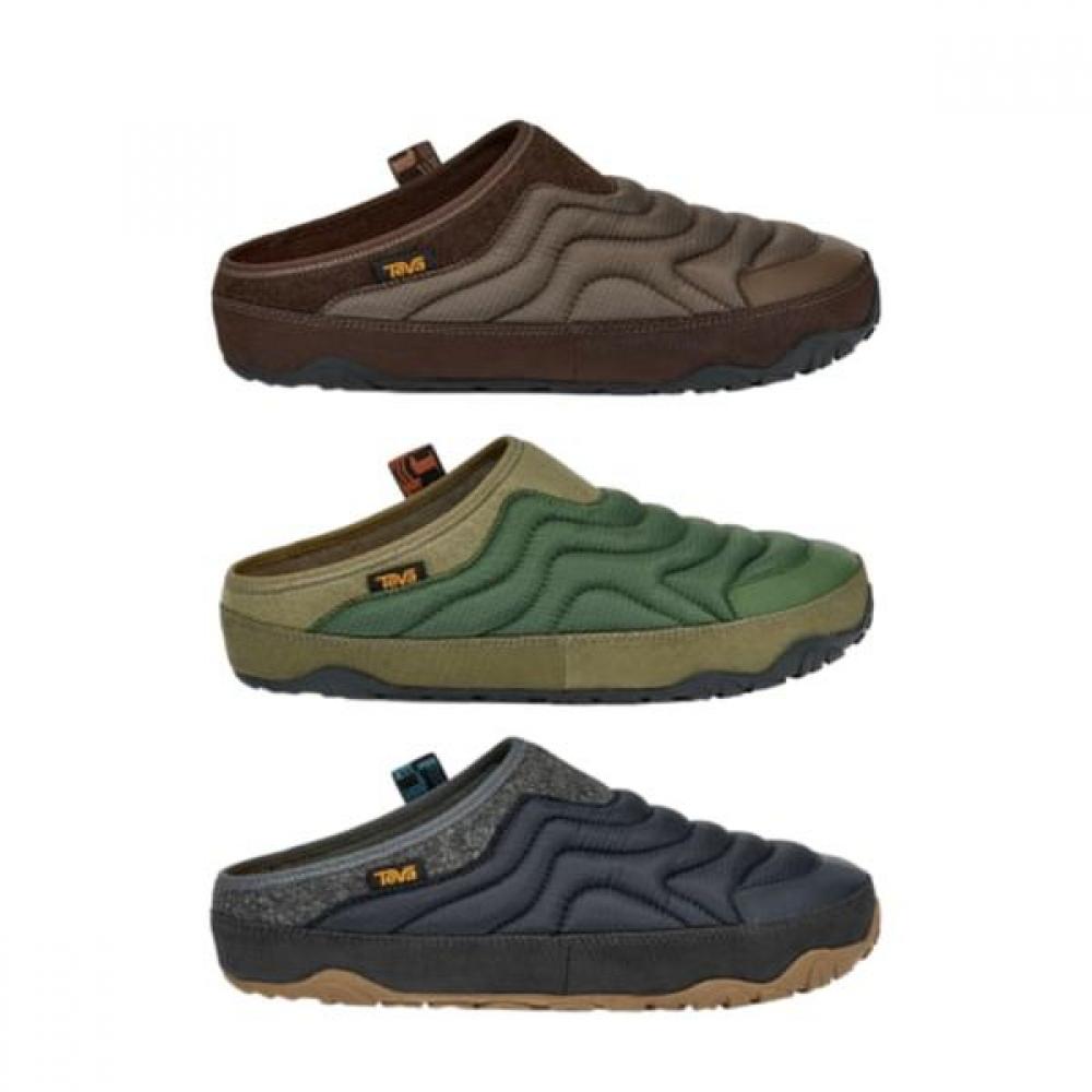 Мужские зимние утепленные тапочки Teva Теплые удобные мюли Stvm2539596 SCK/250
