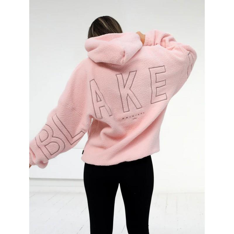 Damen Oversized Kapuzenpullover Mit Stickerei Weiche Fleece-Mischung Langarm Lässiges Oberteil Winter