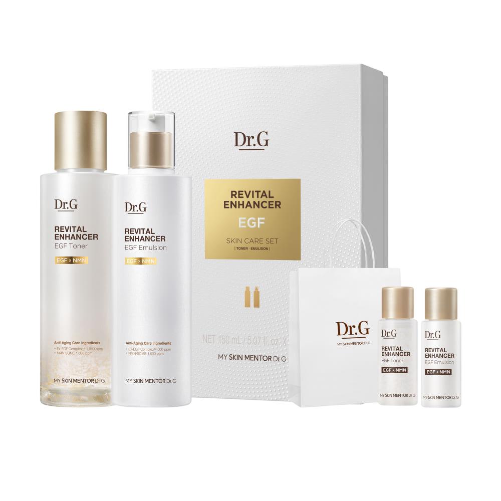 DR.G Revital Enhancer EGF Basic Set Toner 150ml + Emulsion 150ml 1 SET