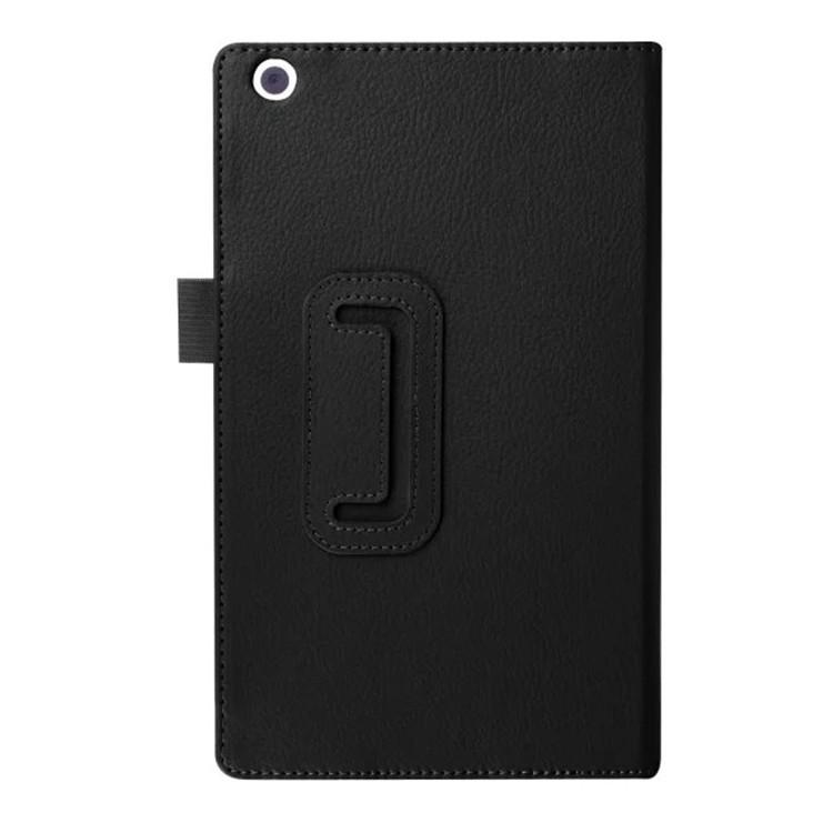 

Новий захисний мішок Tab3 8 Flip PU шкіряний чохол-книжка для Lenovo Tab 3 8 8.0 дюймів TB3-850F / TB3-850M планшет Litchi Stand Cover чорний