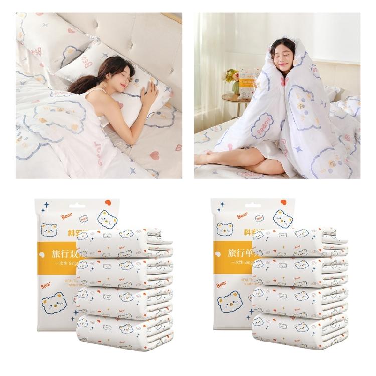Disposable Bed Linens Not Woven Fabric Dustproof Protection Bed Sheet Suitable For Hotel Dormitory Stays