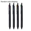 Gel Pen Quick-Dry Black Ink 0.5mm Smooth Writing Pen for Exams Office Non-Slip Grip Silent Click Retractable Pen for Library Classroom
