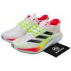 Adizero Boston 12 White Black Lucid Red - JQ2552