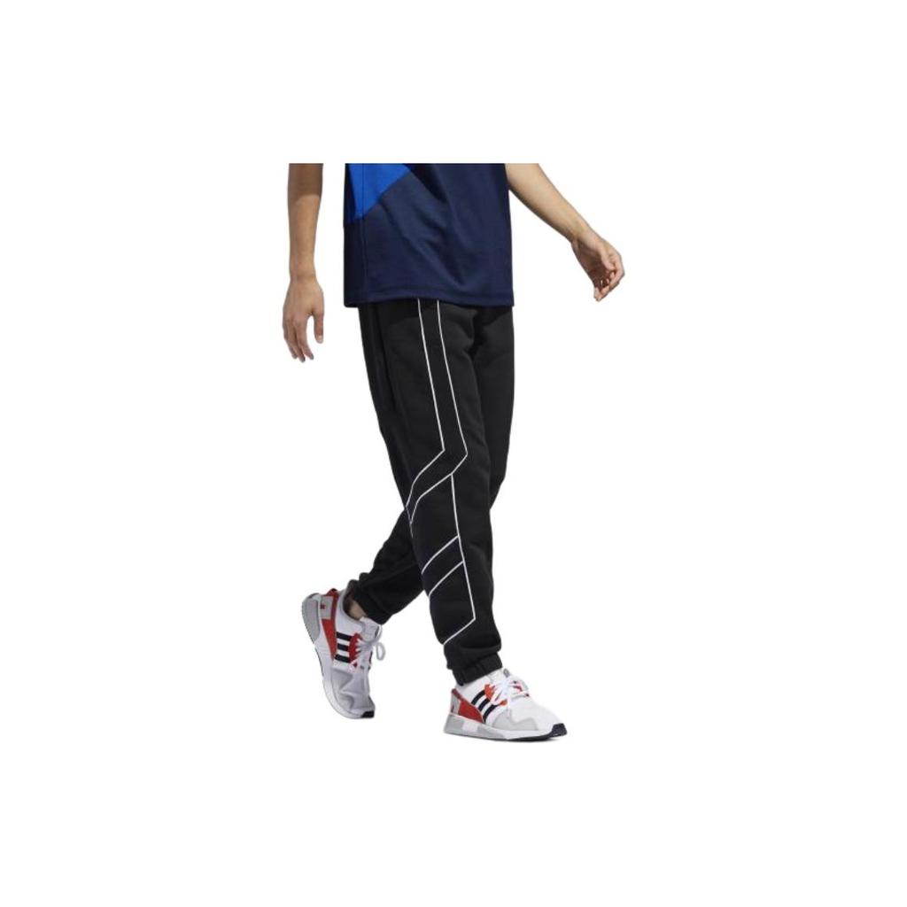 adidas Originals EQT Outline TP Mens Mid-Rise Knitted Sports Pants Men Bottoms Black DH5223