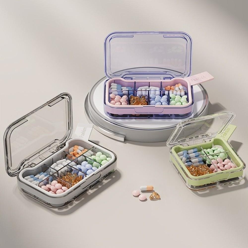 4/7 Grids Pill Box Organizer Food Grade PP Travel Pill Container Medicine Storage Case  For Travel
