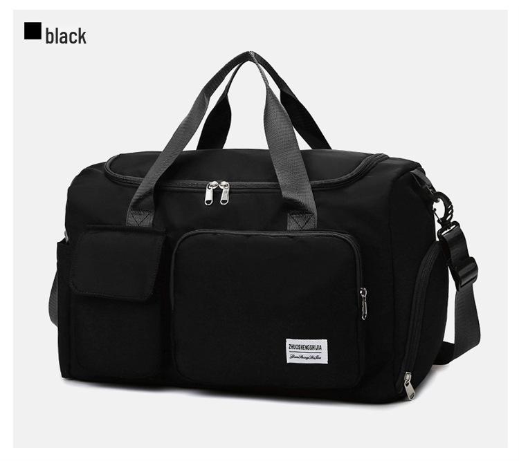 

Unisex Sports Travel Bag with Shoe Compartment - Wet/Dry Separation for Gym, Swimming, and Short Trips