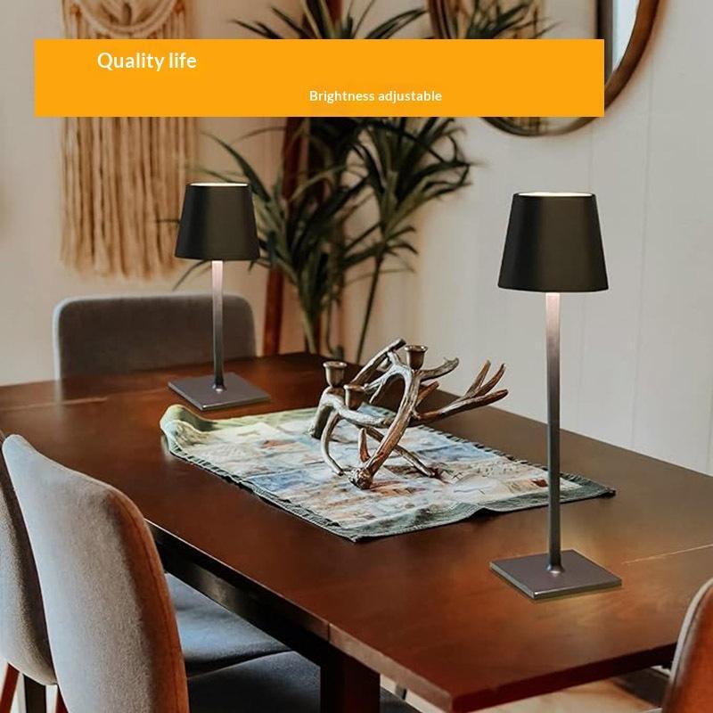 Touch Activated Rechargeable Table Lamp For Dining Room Bedside Decoration Creative Ambient Light Night Light