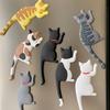 Creative Fridge Hook Cartoon Animal Shape Cat Tail Refrigerator Magnet Sticker for Home
