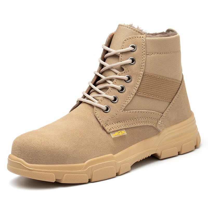 LAOGUANJIA Men s 287 Fleece-Lined Steel-Toe Safety Work Shoes 40
