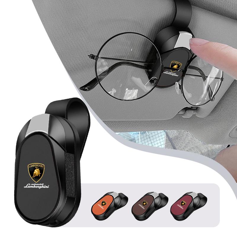 Car Accessoies Sun Visor Glasses Clips Eyeglass Hanger Clip For Lamborghini LP570 LP610 Urus LP700 LP770 Gallardo Accessories czl1