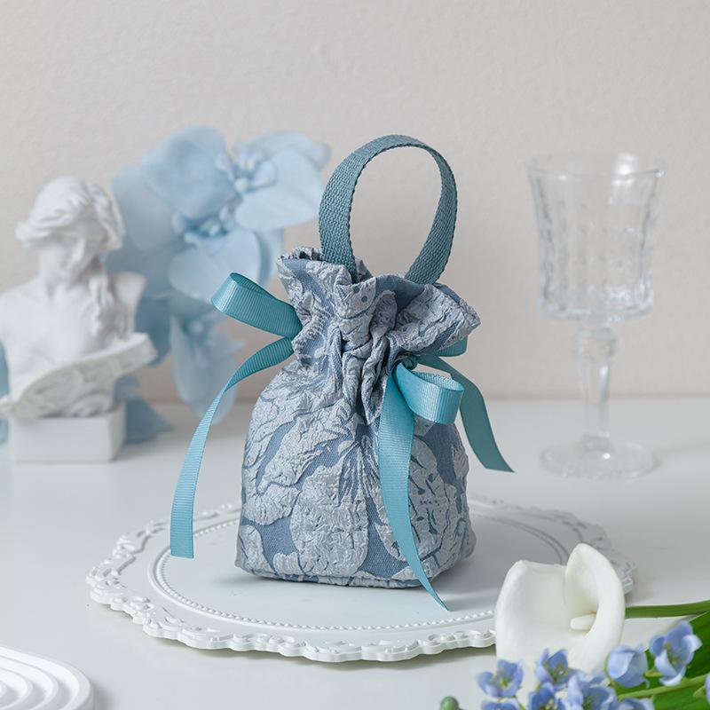 10pcs Portable Wedding Party Tassel Bag Candy Bag Drawstring Pocket Candy Pouches Gift Bags Decor Home Party Favors Bags