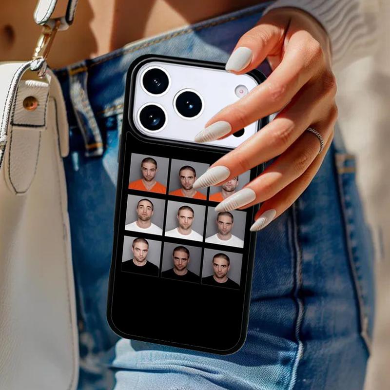 Robert Pattinson Phone Case For iPhone 17 Air 14 15 13 12 Max Cover For Apple 16e 11 Pro Max Plus Coque