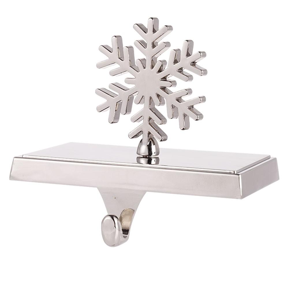 

Mantel Shelf Christmas Stocking Holders Christmas Mantel Stocking Hooks New Snowflake