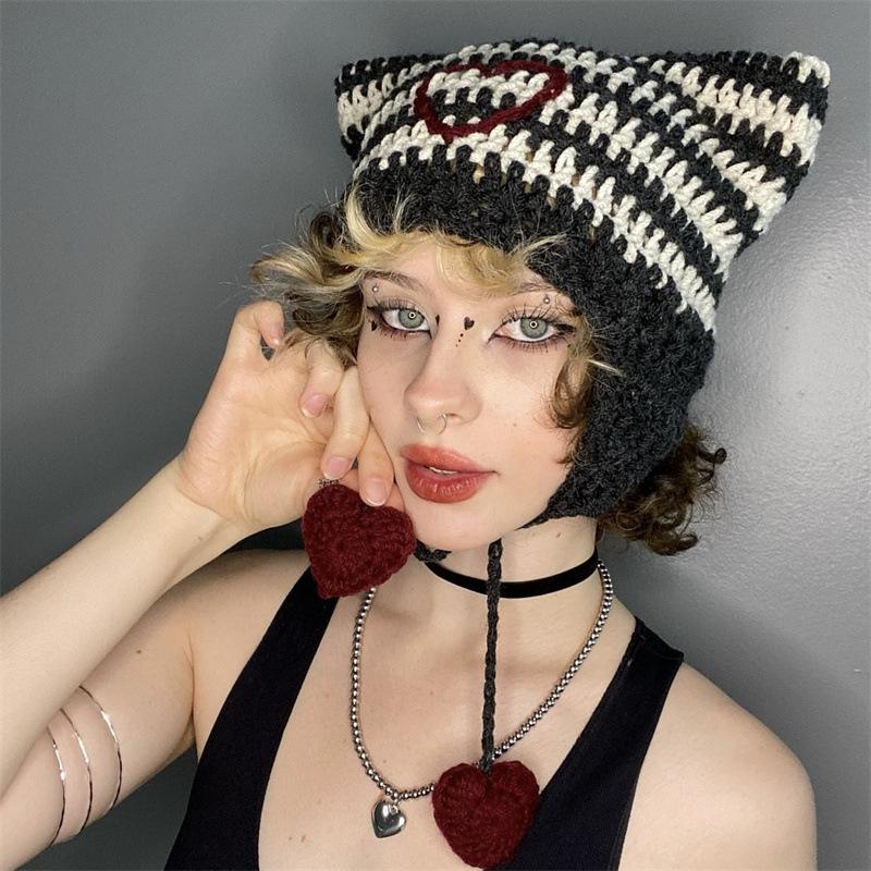 Béret Animal Mignon Style INS Chapeau Pull-over Adulte Tendance et Polyvalent