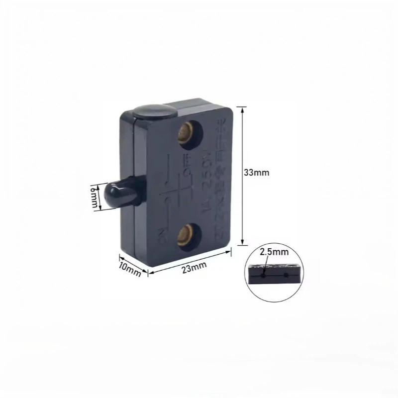 Automatic Reset Cabinet Door Switch Smart Closet Wardrobe Light Control Switch Sensitive Contact Type for Home Renovation